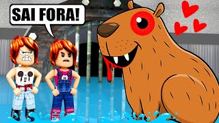 CAPIVARA DO MAL no ROBLOX! (Escape The Capybara)