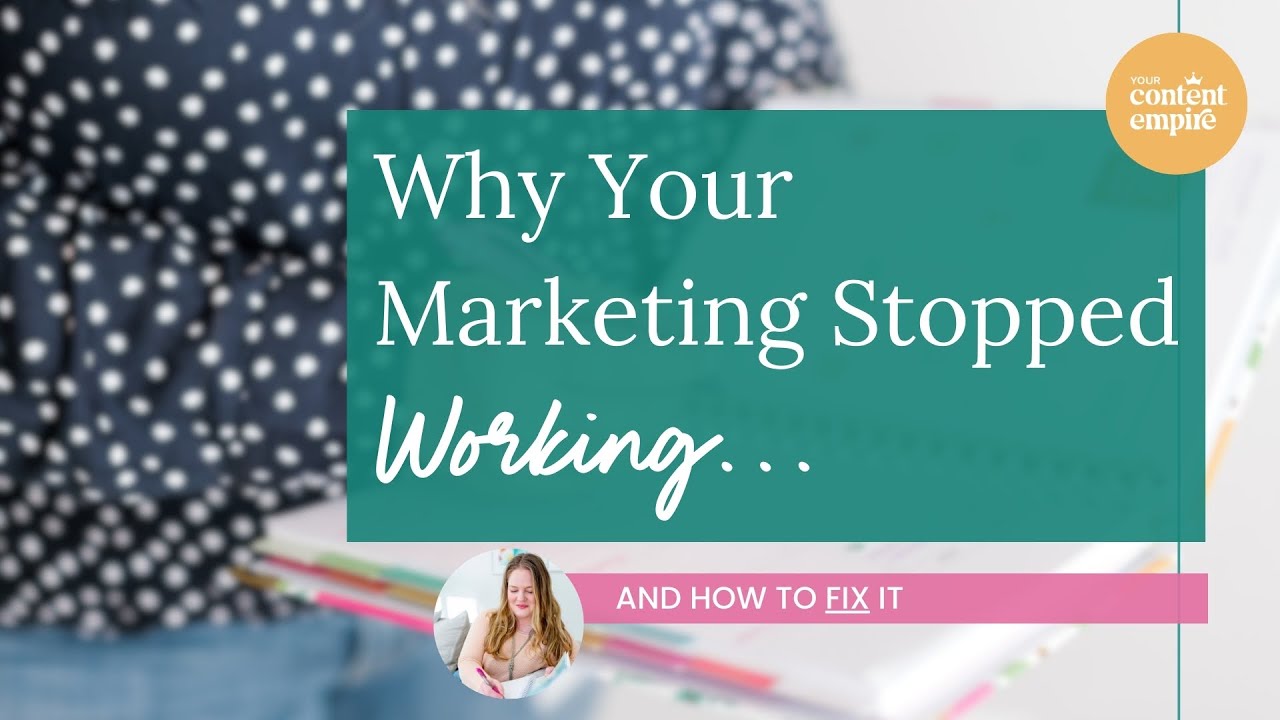 Why Your Marketing Stopped Working (& How to Fix It) - YouTube