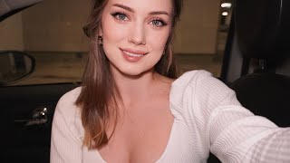 ASMR ♡ Your Girlfriend Takes Care of You in the Car