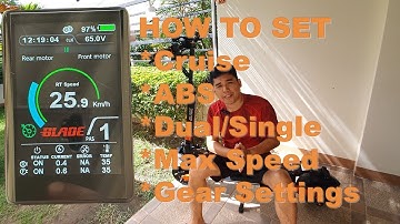 Blade GT Plus - TFT Display Info and Settings
