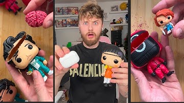 BEST Secret Brain inside of Squid Games Funkopop | Funko Pop Brain Inside Videos