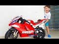 ALİ YENİ MOTORLA TRAFİĞE ÇIKTI Little driver Ride on Mini Bike Power Wheels, for Kids