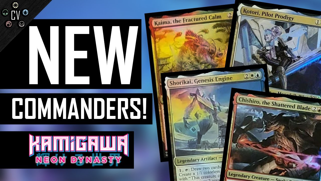NEW Precon Commanders for Kamigawa: Neon Dynasty!