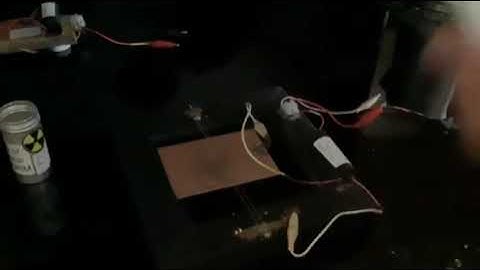 A conventional Alpha Particle Spark Detector.