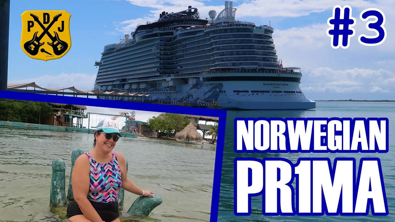 Norwegian Prima Pt.3 - Roatan, Little French Key Resort, Price Is Right, Indulge Dinner, 80s Party
