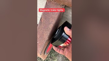 Wireless trailer light system with 7-pin round to 4-pin flat connector included​