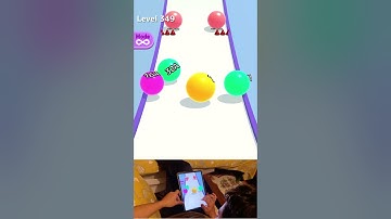 Ball Run 2048 ❗ Level #349 ❗ All Levels 2048 Gameplay Android, ios New Mobile Games ❗ EAQ Gaming