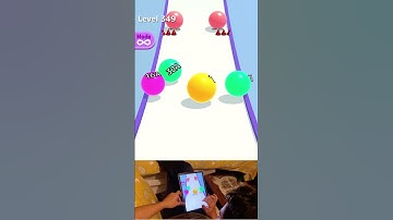 Ball Run 2048 ❗ Level #349 ❗ All Levels 2048 Gameplay Android, ios New Mobile Games ❗ EAQ Gaming