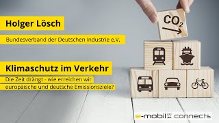 e-mobil BW connects: Klimaschutz im Verkehr. Vortrag von Holger Lösch