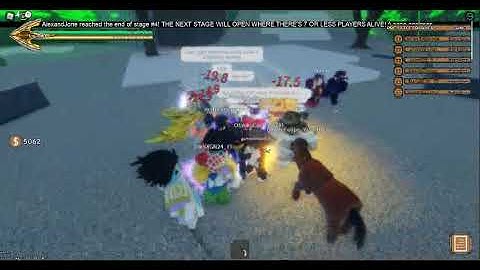 found two exploiters in Roblox Your Bizarre Adventure (YBA) Steel ball run mode, so I recorded them.