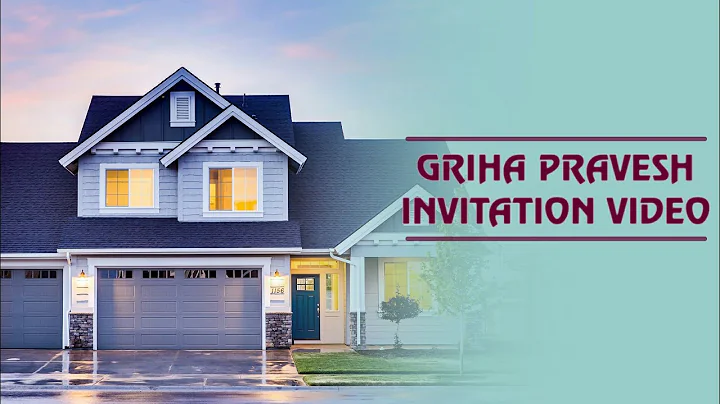 Griha Pravesh Invitation Video | House Warming Invitation Video | PC - 0092