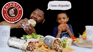 CHIPOTLE MUKBANG WITH MY NEPHEW CAM | FLAVASBYDAMEDASH