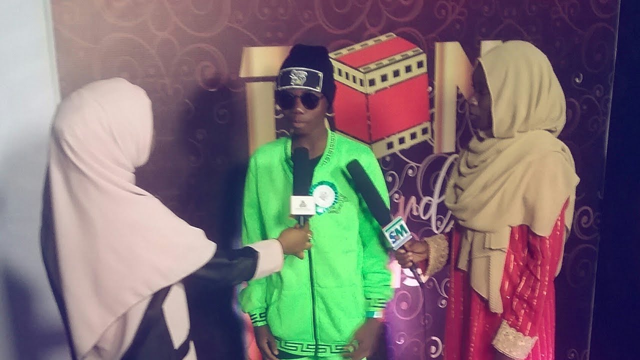 Freiiboi shaba aka sani STAR on stage at kano state government house during BON awards 2019