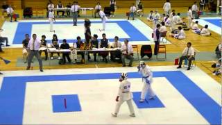 04462 20140601国体予選 組手 夏菜1回戦