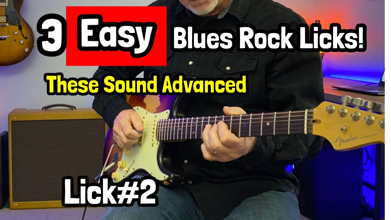 3 EASY ROCK LICKS THAT SOUND ADVANCED YouTube