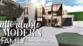 Bloxburg: Affordable Modern Family Home 38k | No Advanced Placing & No Large Plot -Cheap House Build