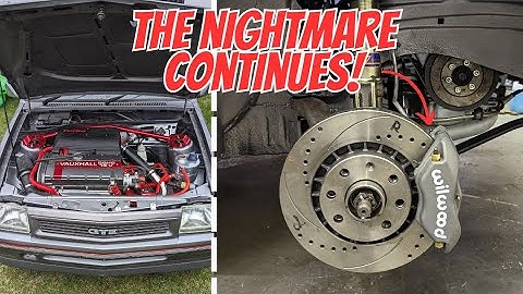Yet MORE issues! C20LET Nova conversion hubs, suspension & brakes