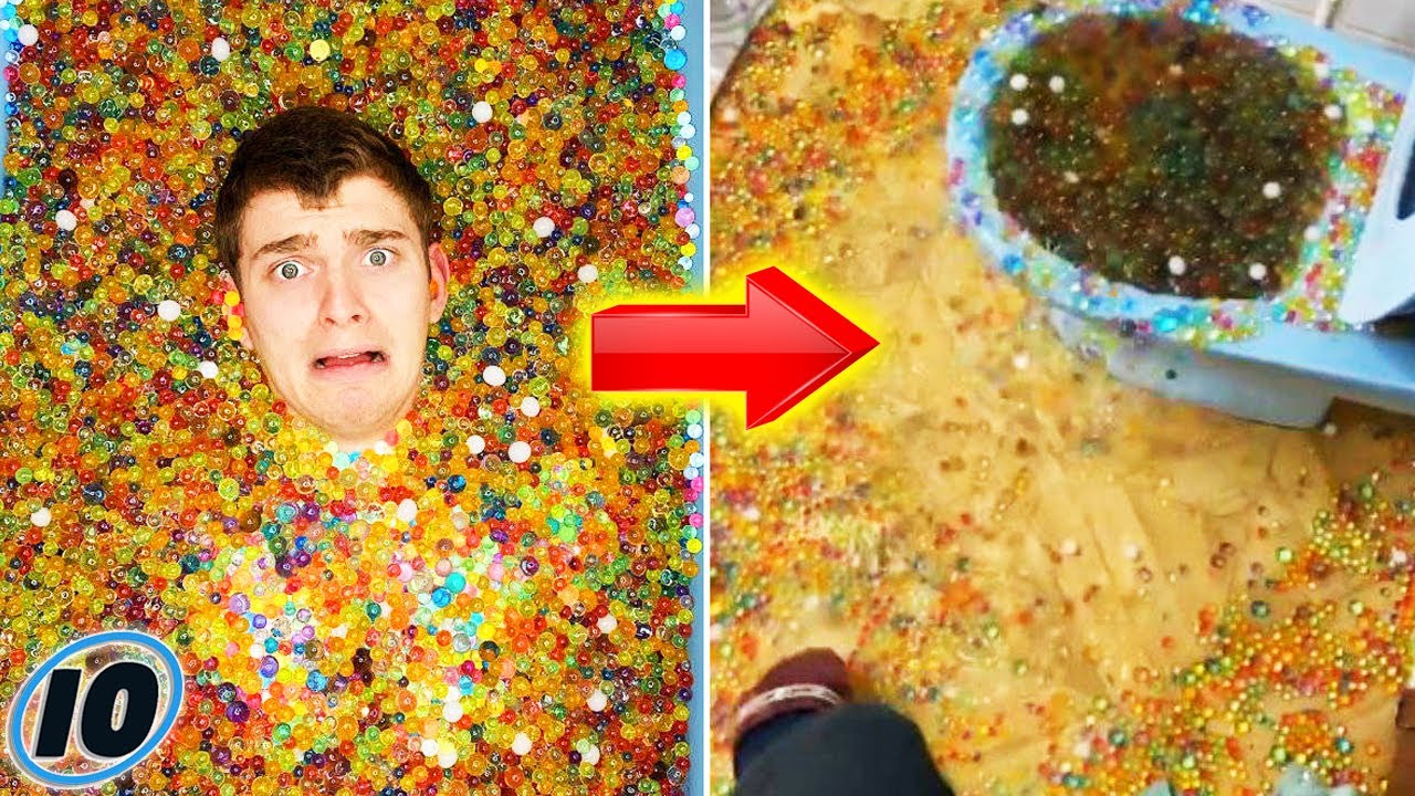 Influencer Destroys Entire Neighborhood With Orbeez YouTube