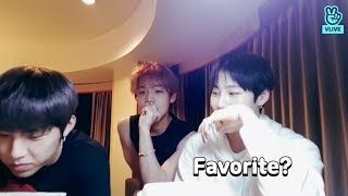 (ENG sub) [V LIVE] Wanna One - Sungwoon&Bussodan are my favorite💓