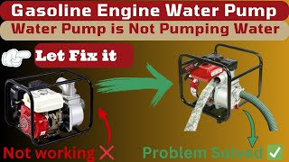 : How to Repair Gasoline Petrol Engine Water Pump Not Properly Working at Home! DIY