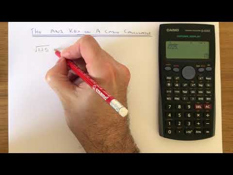 What Does The Ans Key Do On A Casio Scientific Calculator (memory button)