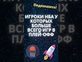 Игроки нба у которых больше всего игр в плей-офф