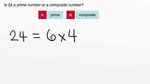 AdaptedMind Math - Prime and Composite Numbers, Question #6