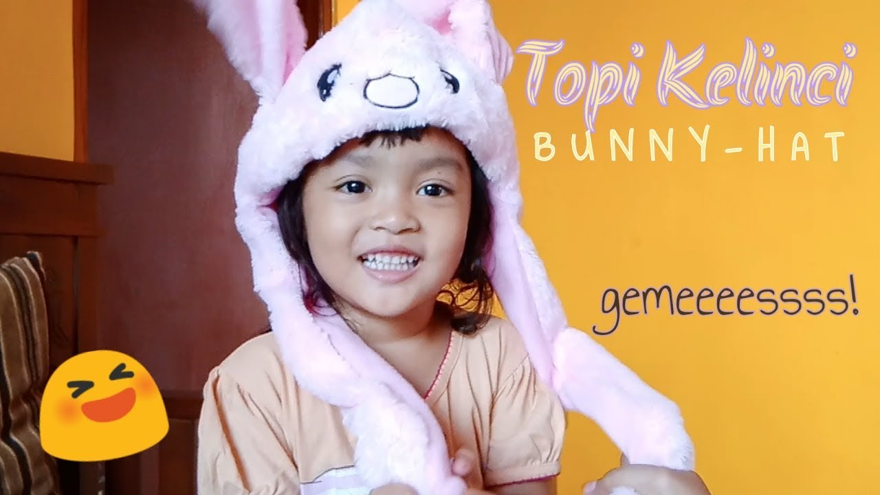  TOPI  KELINCI  PINK LUCU BUNNY  HAT  YouTube