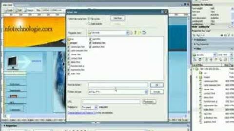 Tutoriel Créer un lien sur Adobe Dreamweaver CS3
