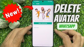 How to Delete Avatar in WhatsApp | Remove Avatar WhatsApp | Delete Avatar WhatsApp