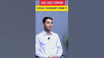 Kushal Choudhary, Rank 1 : RAS Topper Mock Interview 2023 | Booster Academy