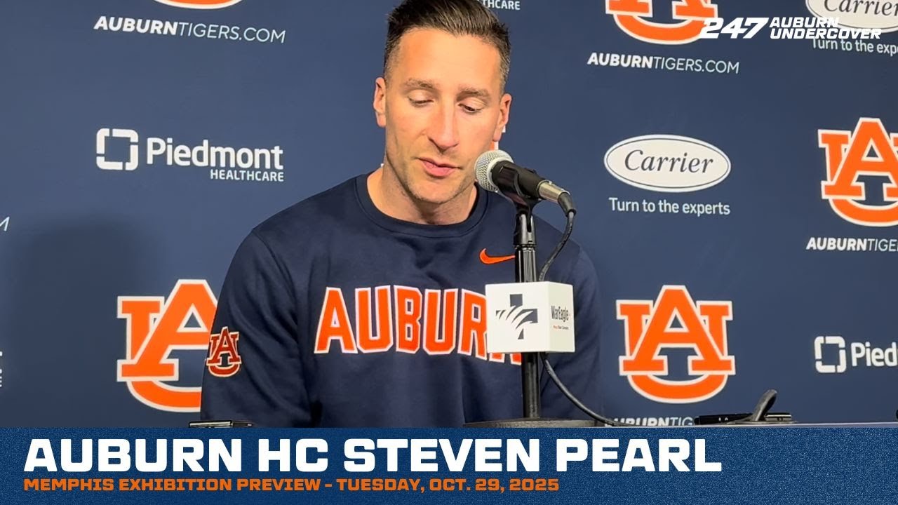 Auburn HC Steven Pearl - Memphis Exhibition Preview