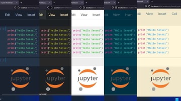 How to Change the Color Theme of a Jupyter Notebook | Jupyter Themes