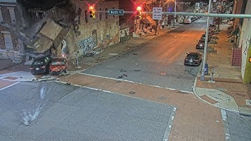 VIDEO | Fatal crash as fleeing car causes building collapse in Baltimore