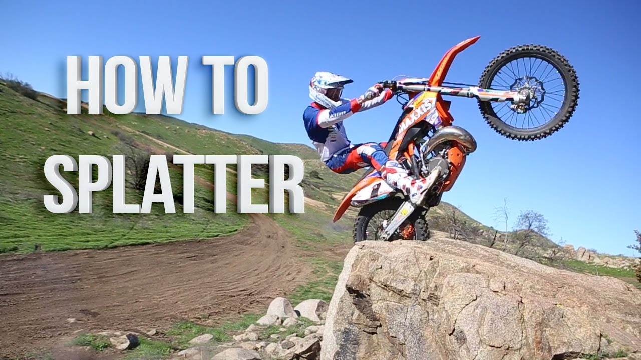 How To Splatter Dirt Bike Magazine YouTube