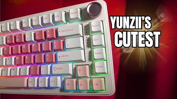 Best GIFT for Christmas! | Yunzii B75 Pro White Heart Mechanical Keyboard