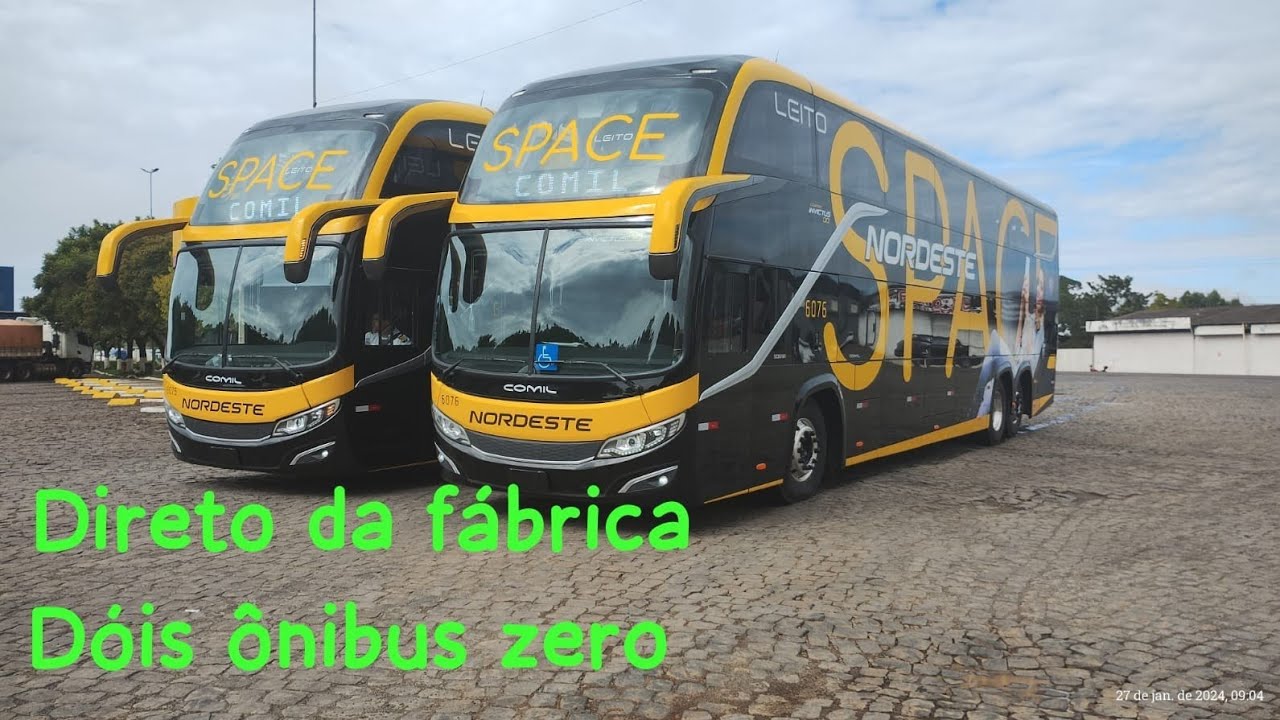 Dóis Ônibus Zero da expresso Nordeste direto da fábrica da Comil  pra vcs.