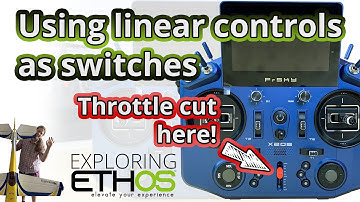 FrSKY ETHOS: Using a linear control as a switch - using the red slider for throttle cut