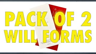 Last Will & Testament Forms | Revised Latest Edition | 2 Pack for 2 People | Includes Instructions Last Will & Testament Forms | Revised Latest Edition | 2 Pack for 2 People | Includes Instructions