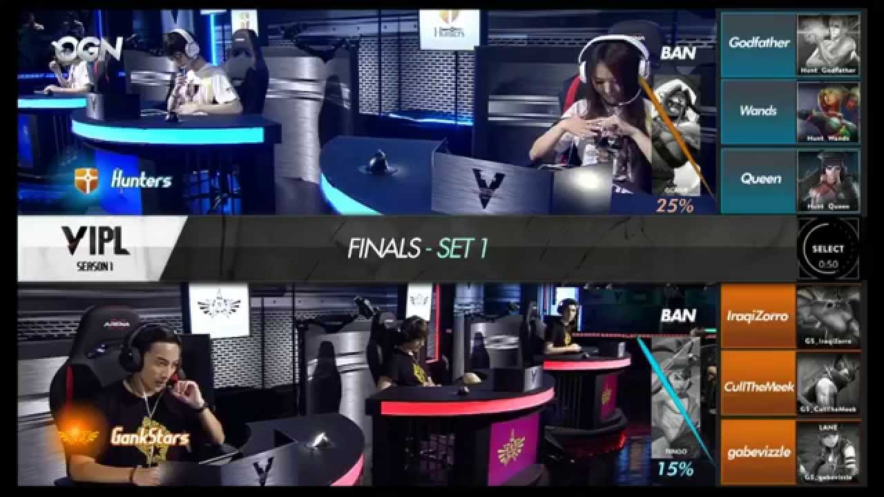 Hunters vs. GankStars - Game 1 - Finals - Vainglory International Premier League