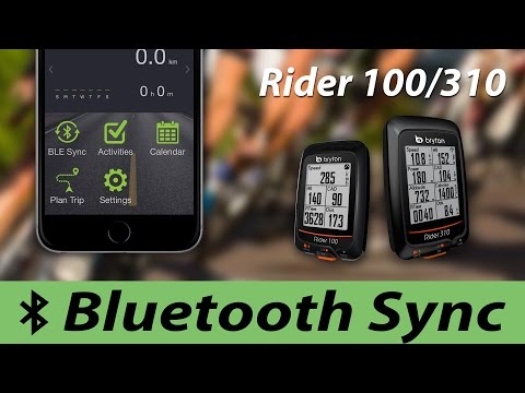 Bryton Rider310 | HOW TO Upload Activities Using Bluetooth