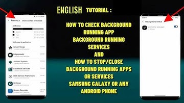 How To Stop Apps Running In Background Android/Samsung || Check Apps Services Running In Background