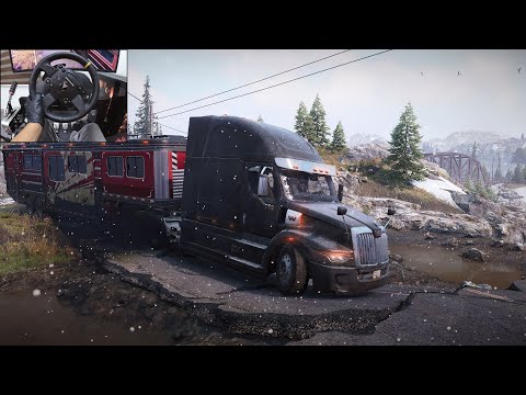 Transporting An RV Semi-trailer - SnowRunner Season 11 | Thrustmaster TX