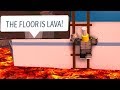 YANARDAĞ PATLADI KAÇÇÇÇÇ !!! / ROBLOX The Floor is Lava / Roblox Türkçe / Oyun SAFI