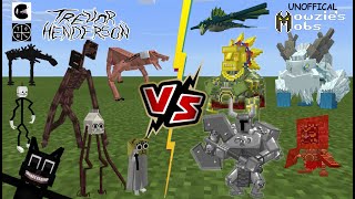 Mowzie's Mobs [Unofficial] VS Trevor Henderson Creatures [Minecraft PE]