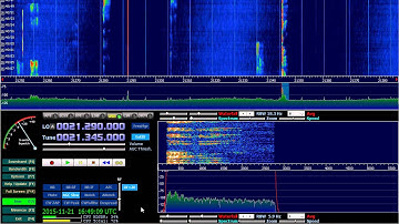 Tuning 15 meters amateur radio band on HDSDR with Soft66RTL SDR receiver
