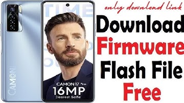 Tecno Camon 17 Pro (CG8h) Flash File Firmware – Stock ROM