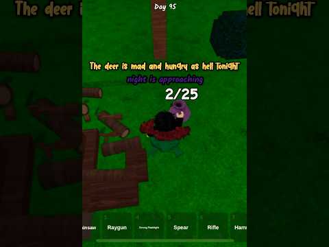 The Deer Is Mad Hungry 99nightsinaforest Roblox Trendinggame