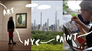 week in the life of an illustrator living in NYC
