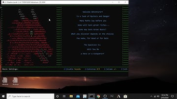 Shadowlands, A batch RPG in the making